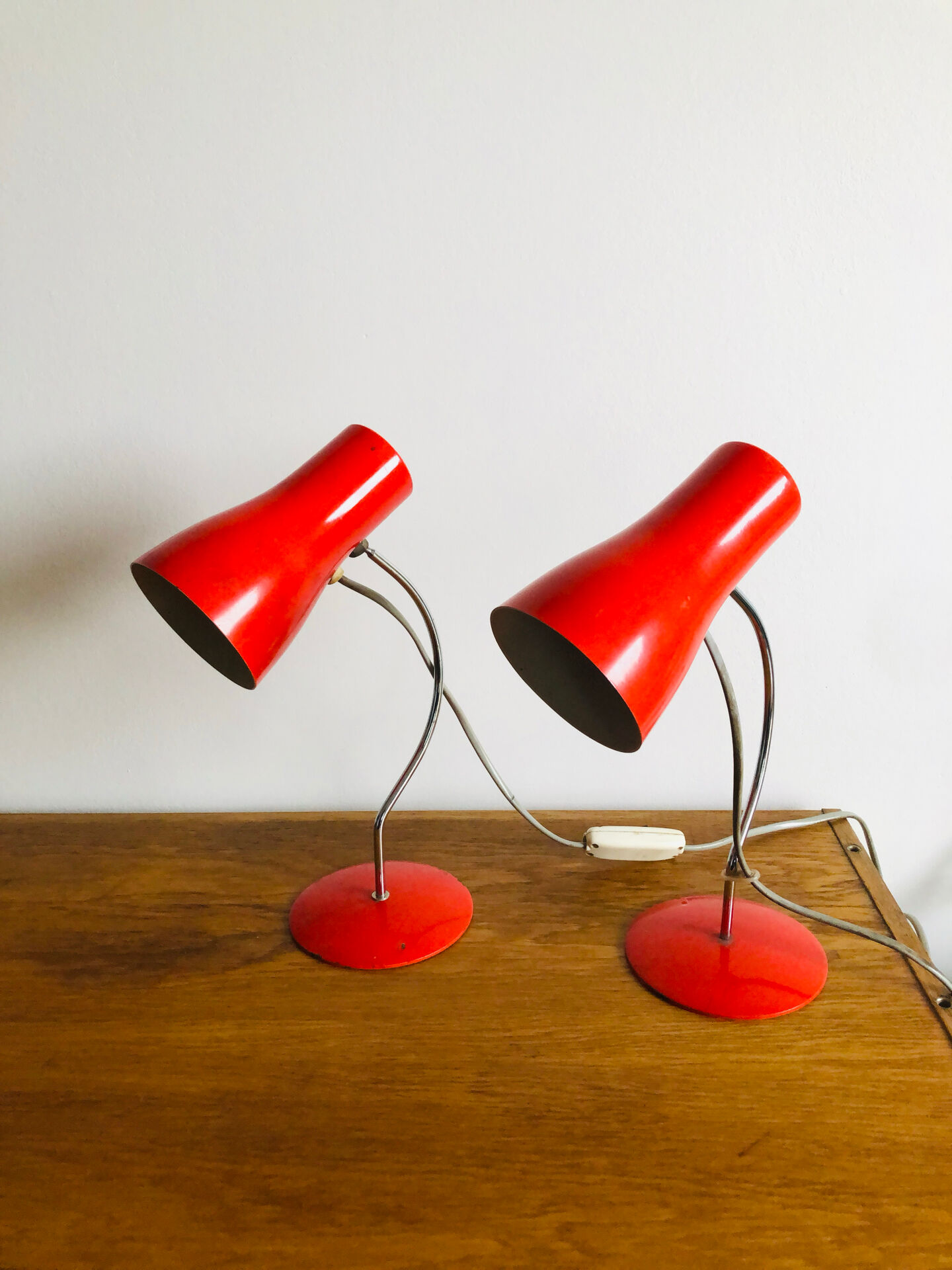 Paire de lampes Hurka
