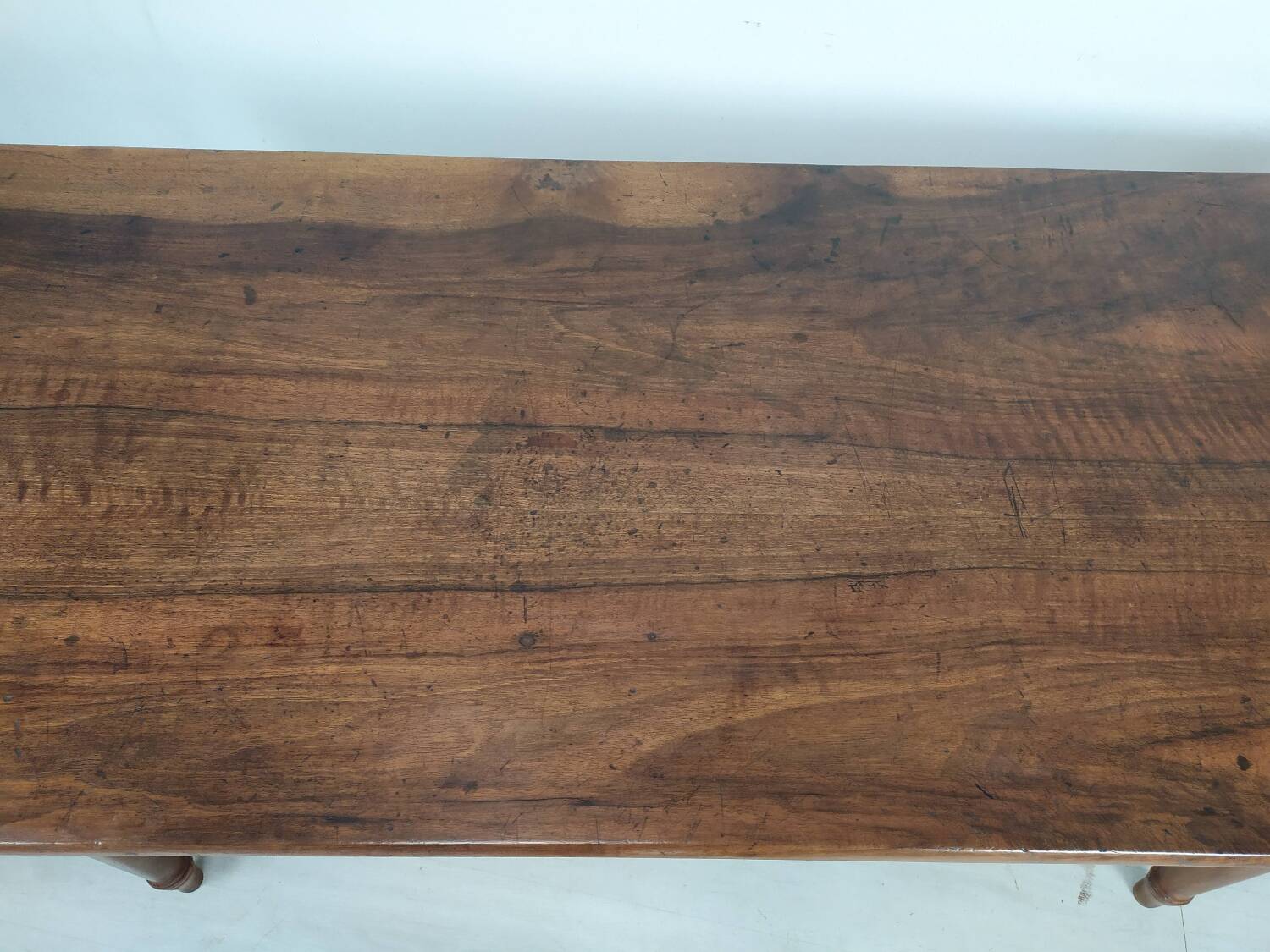 Walnut farmhouse table