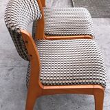 Paire de chaises traîneau