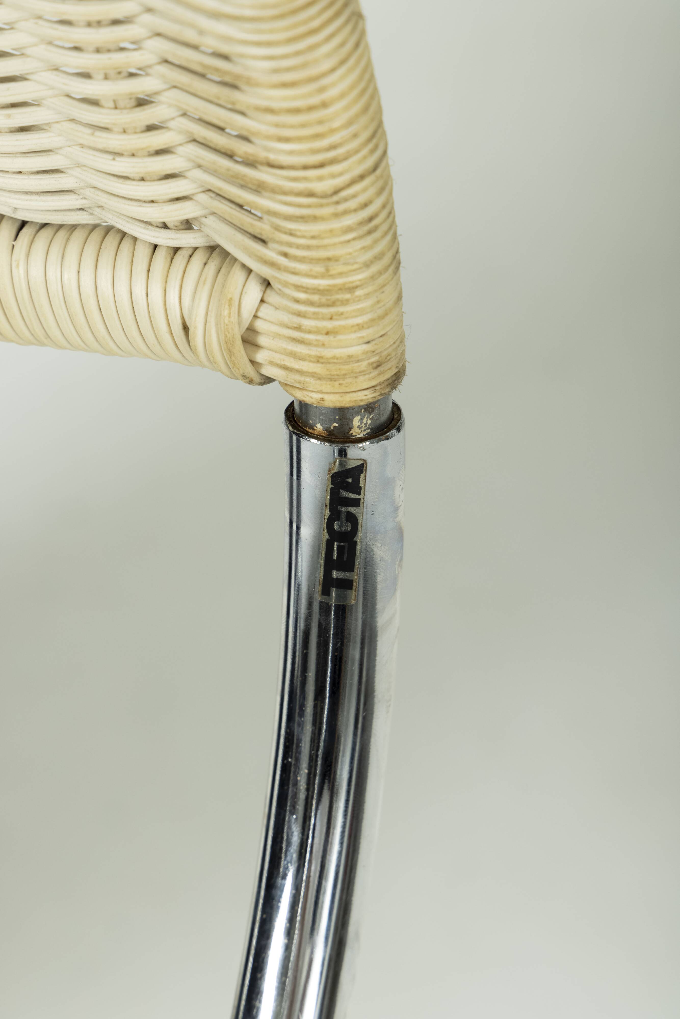 Bauhaus "MR10" chairs by Ludwig Mies van der Rohe, Tecta edition circa 1990