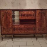 Buffet in varnished walnut