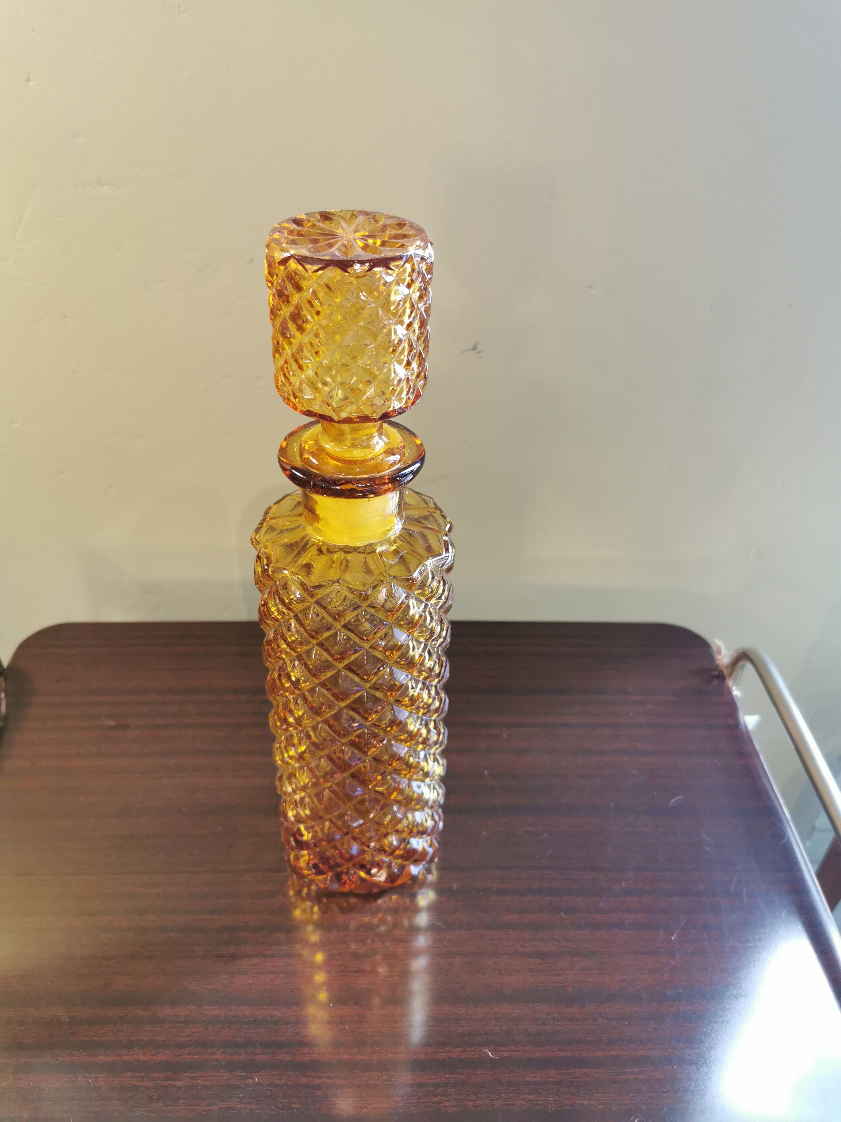 Carafe vintage pointe de diamant