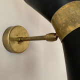 Pair of black Italian diabolo appliques