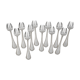 Ercuis Trianon, Rubans, 12 silver-plated oyster forks, excellent condition.