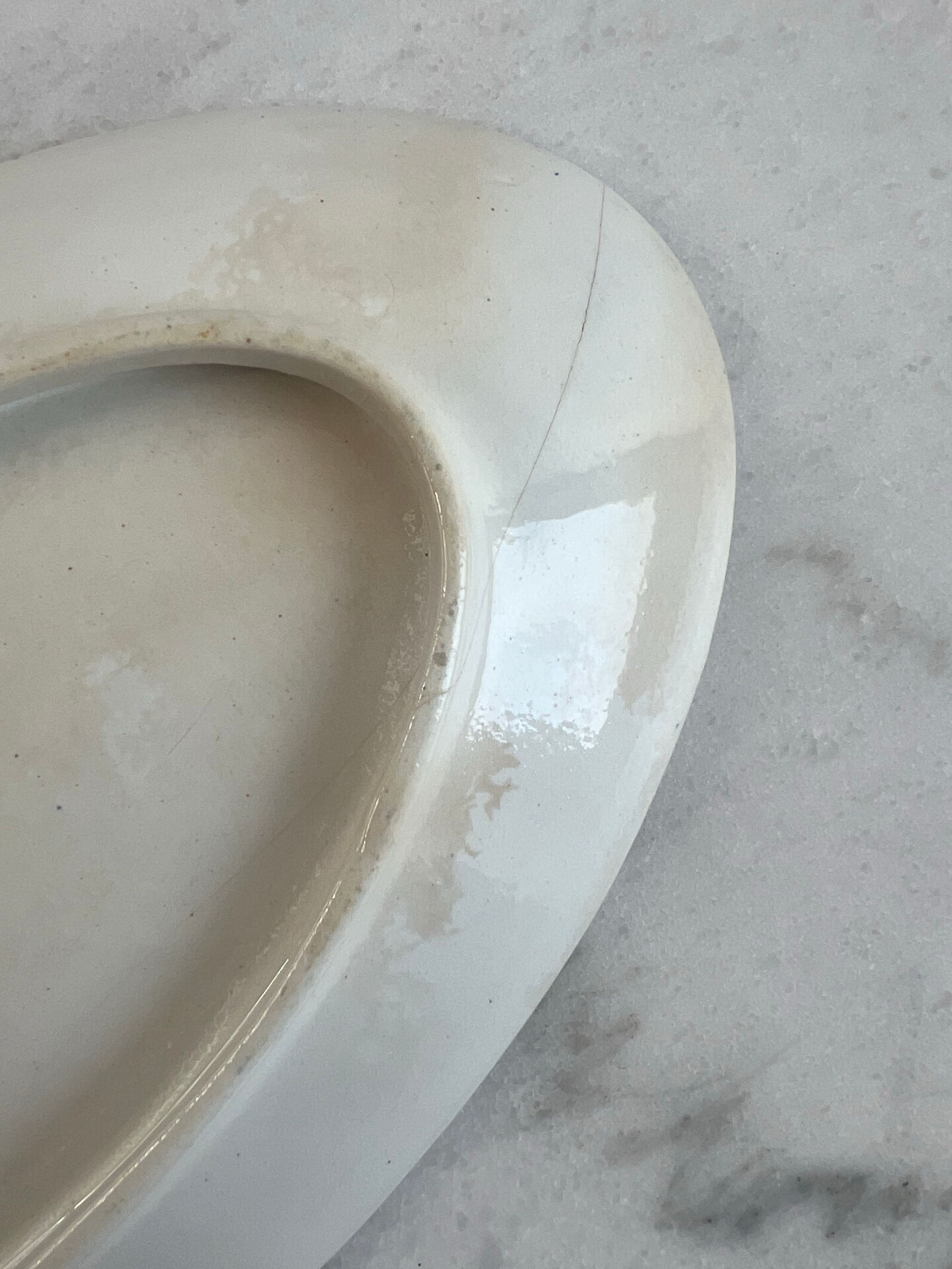 Set of 2 oval dishes Lunéville KG — Moustiers Collection, Earthenware
