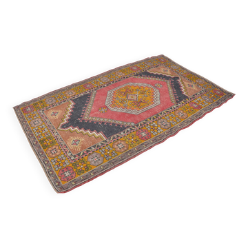 Red & Orange Turkish Wool Rug sku 2493