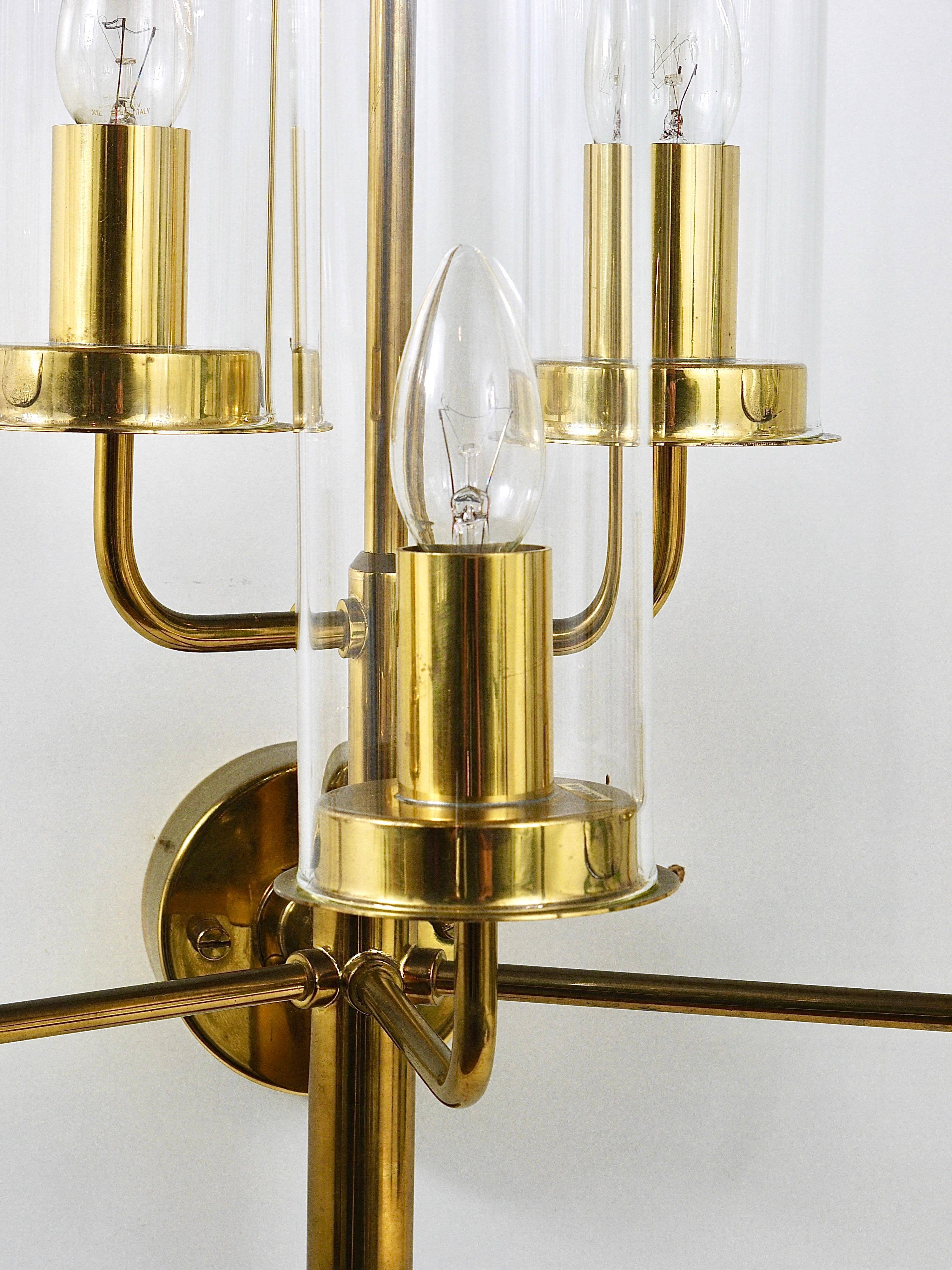 Hans-Agne Jakobsson Sonata Wall Light with 5 Arms, Mid-Century Style, Markaryd, 1960