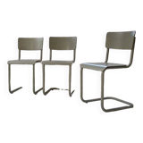 Trio of Tubax chairs 1950