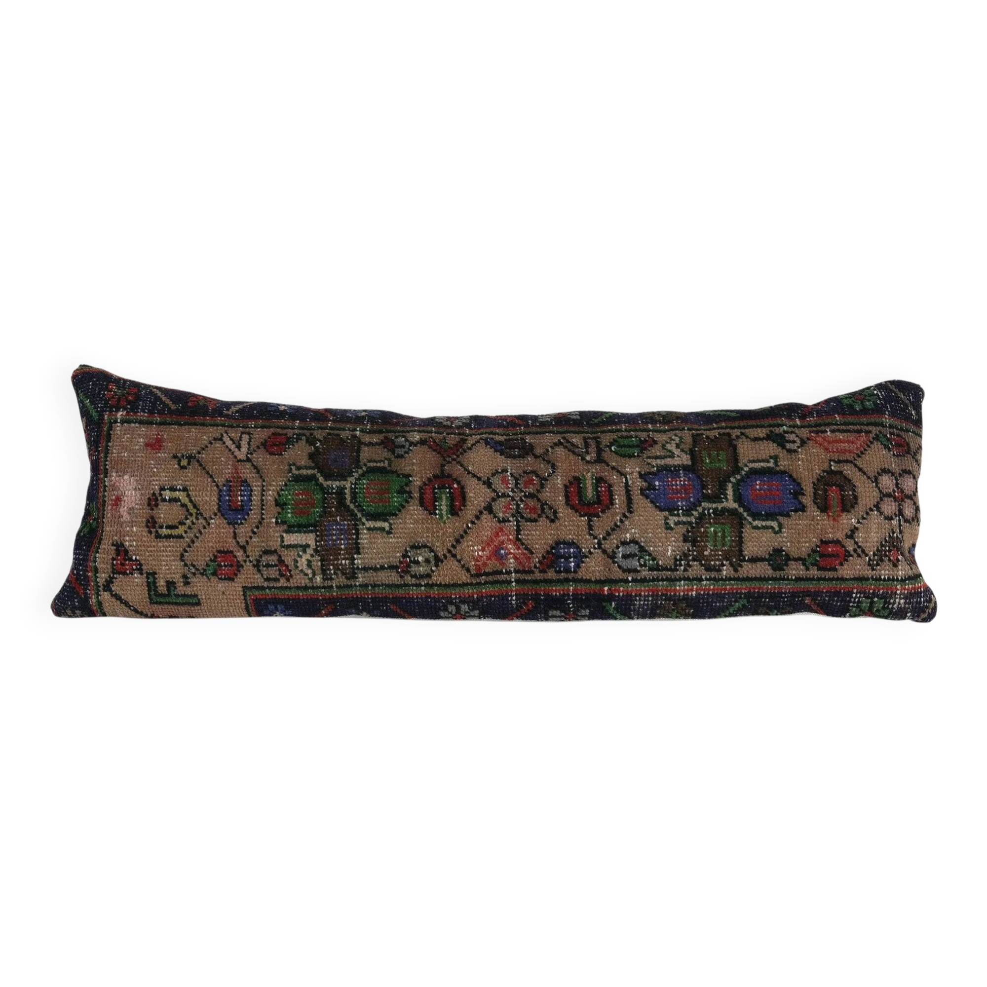 Vintage Turkish cushion cover 30x89 cm