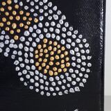 Tableau sur toile  de "nico-m"  n°5 peint point par point. acrylique avec du relief