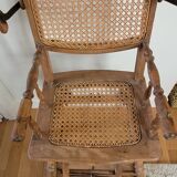 Old cane high chair