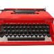 Machine a ecrire olivetti oxford s rouge