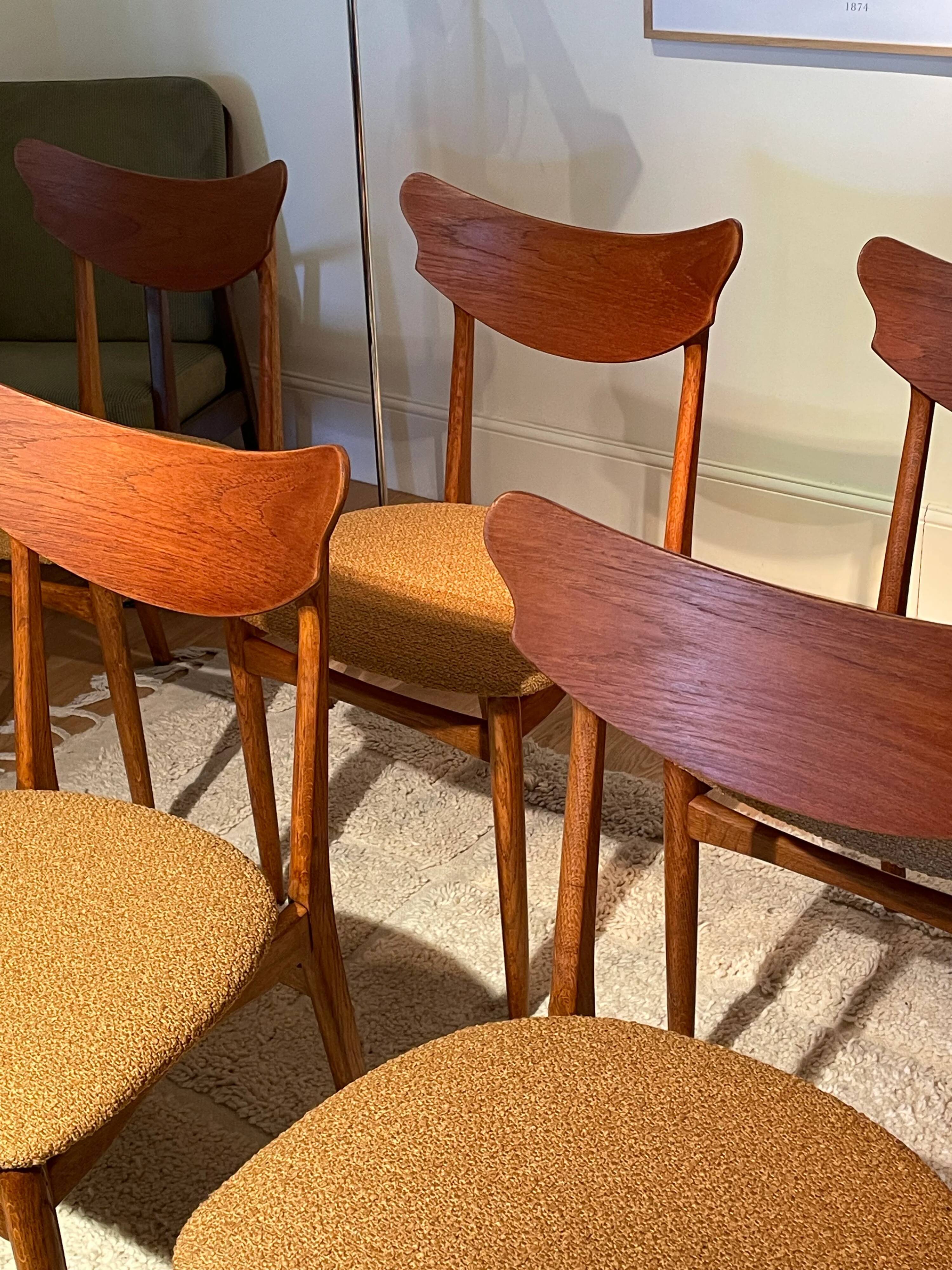 Chaise scandinave vintage « Rosa » (6 disponibles)
