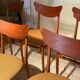 Chaise scandinave vintage « Rosa » (6 disponibles)