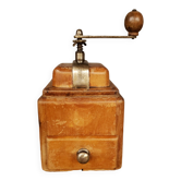 Moulin à café vintage rustique en bois