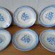 Six assiettes à dessert Digoin Sarreguemines