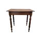Table ancienne en chêne français avec tiroir, seconde moitié des années 1800