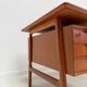 1960s vintage Danish design teak desk model 75 by Gunni Omann for Omann Jun