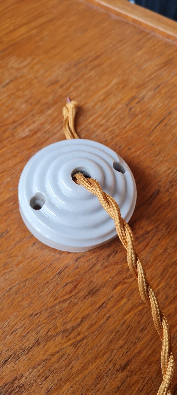 Large white opaline pendant light