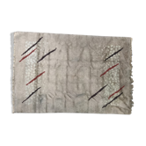 Tapis ancien marocain art déco 138x200 cm
