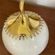 Paire d’appliques laiton et opaline vintage