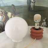 Lamp ball support wood