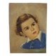 Child portrait oil painting
