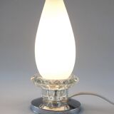 Antique satin flute lamp