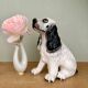 Vintage ceramic dog