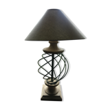 Lampe pierre et métal