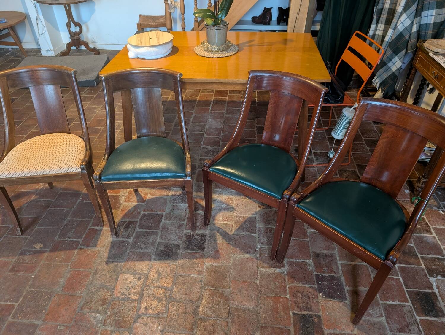 Set of 4 Empire style chairs