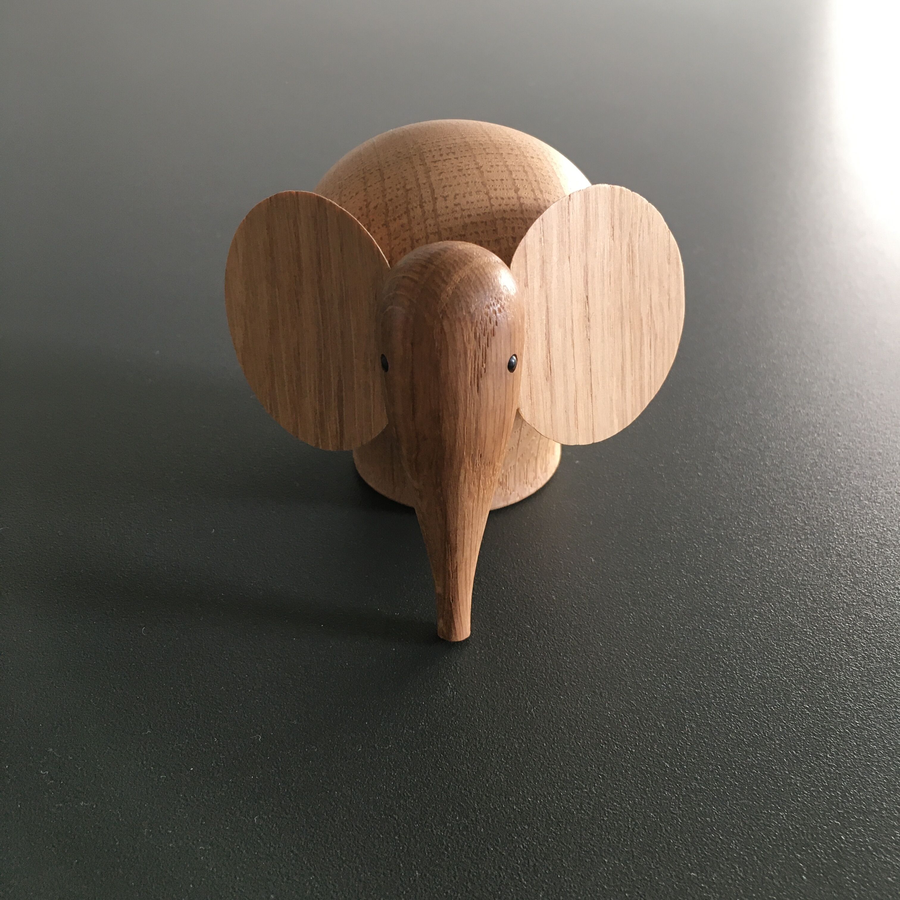 Scandinavian wooden elephant