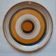 Grand plat rond Sarreguemines modèle "Hawaï" - 28 cm - État impeccable