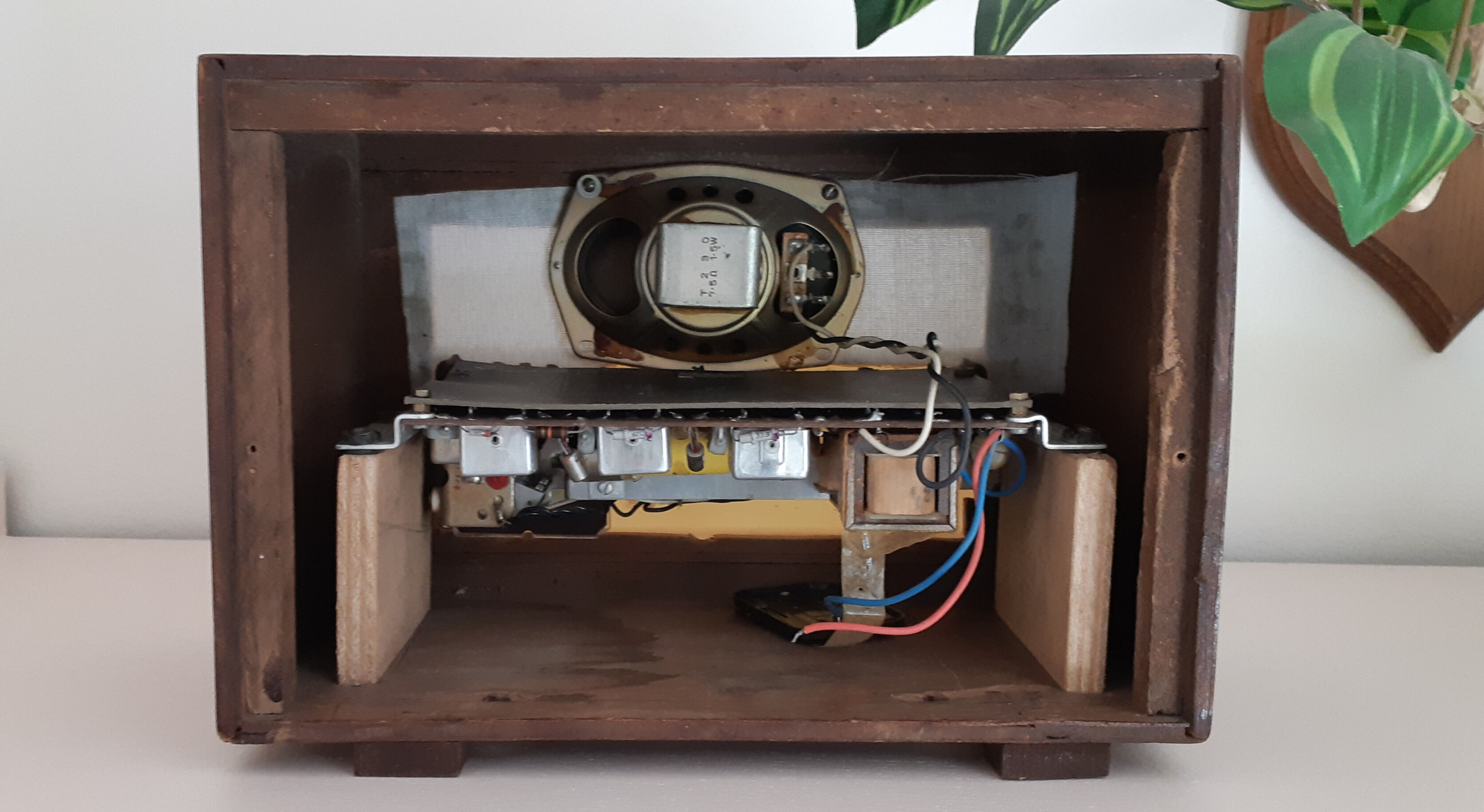 Wooden radio station