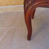 Fauteuil velours rouge