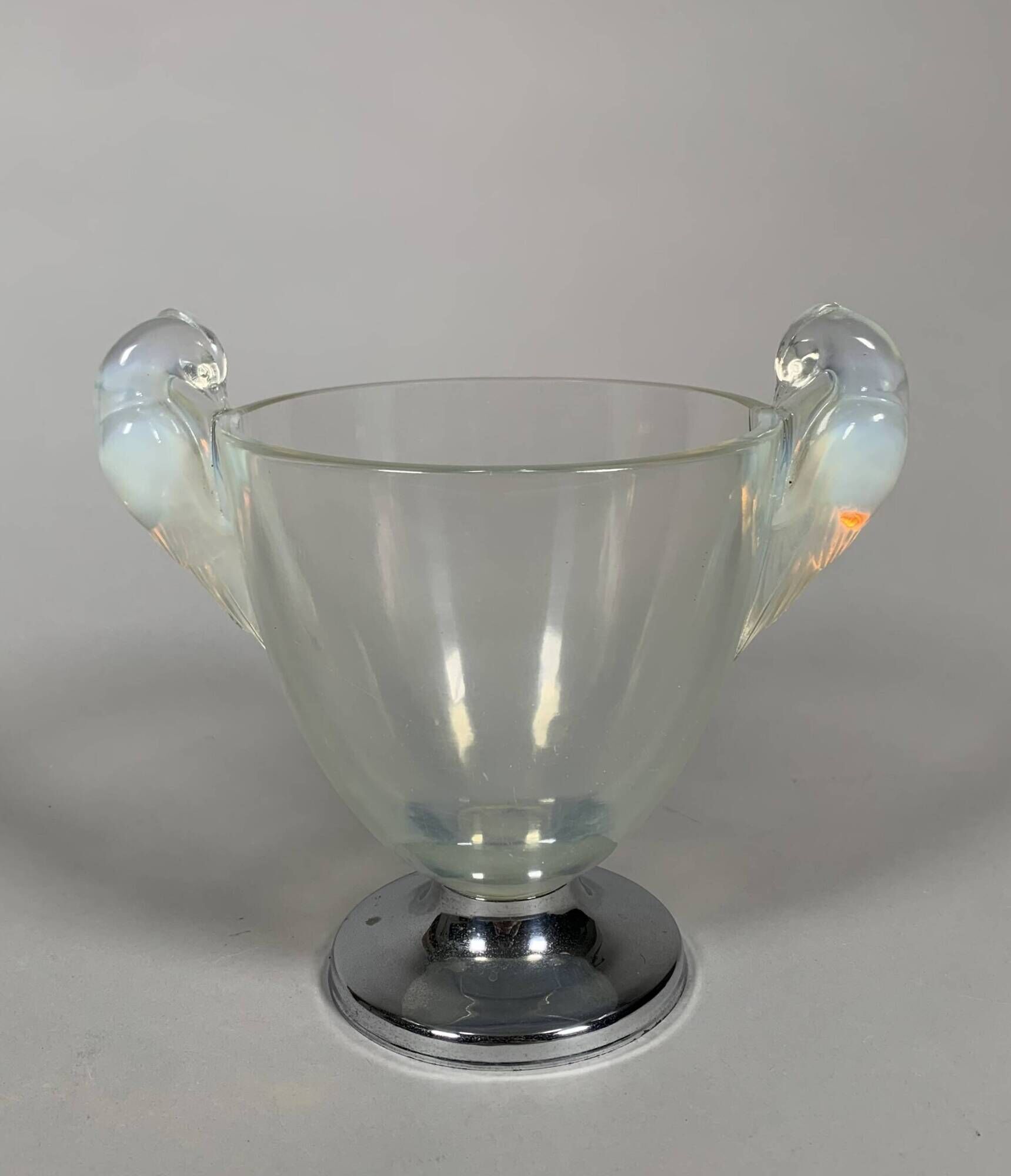 René Lalique (1860-1940) Vase Model Ornis 1926 Art Nouveau