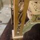 Rare antique wooden arch table, signed Amati, Turin, early 20th century Art Nouveau