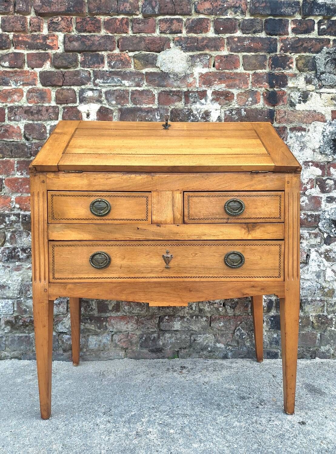 Antique secretary, vintage happiness of the day furniture, desk