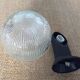 Glass ball globe wall lamp