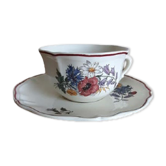 Earthenware lunch of Sarreguemines Agreste