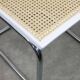 Vintage White Cesca B32 Chair by Marcel Breuer