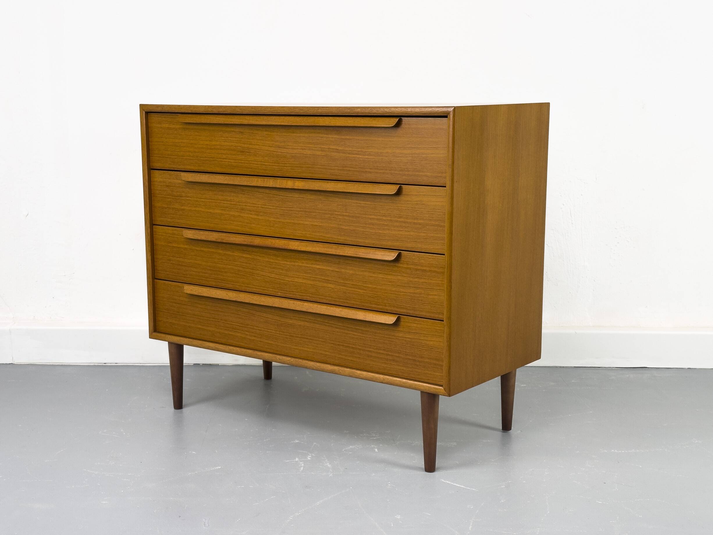 Teak chest of drawers from WK Möbel, 1960s