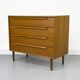 Teak chest of drawers from WK Möbel, 1960s