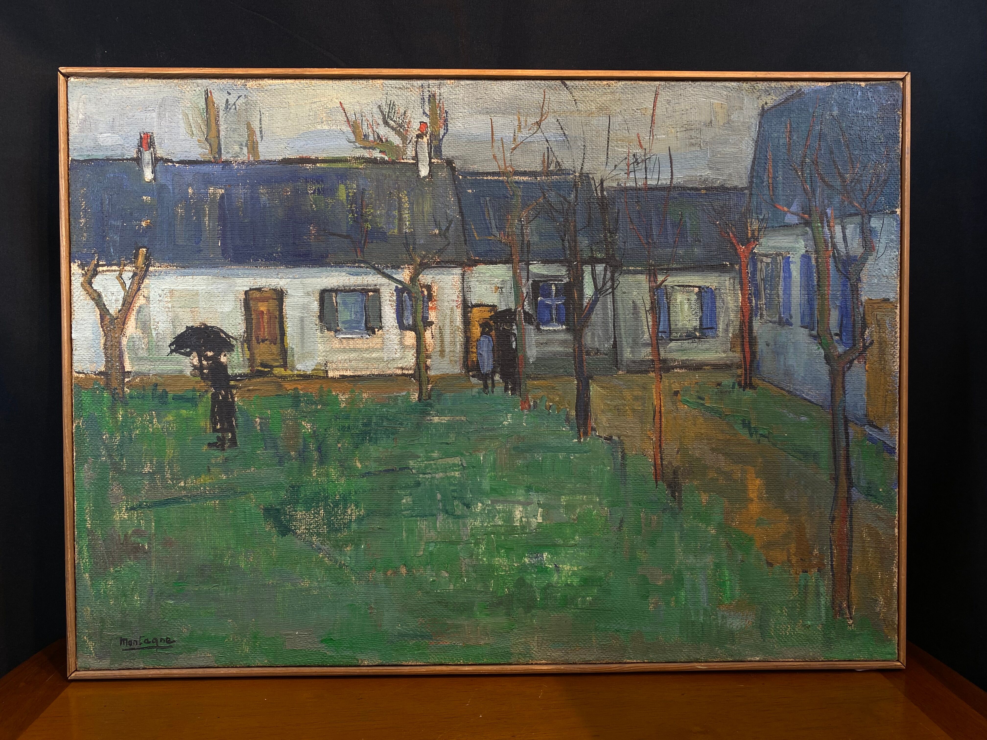 Oil on canvas by Giselle Montagne 1950