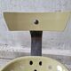 Unique set of 4 metal tractor seat chairs, 1990