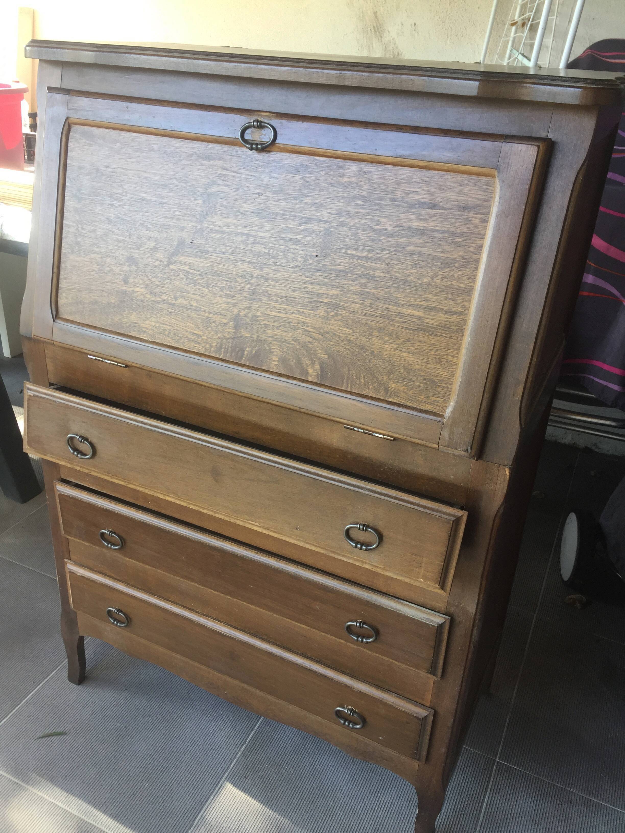 Secrétaire en bois plaqué