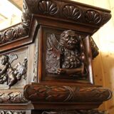 Renaissance-style castle buffet with 19th-century Atlanteans