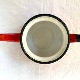 Red enamelled teapot from the 70s