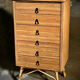 Commode en rotin, années 60