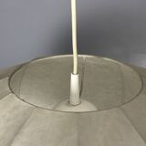 Midcentury space age cocoon hanging pendant ceiling lamp, 1960s